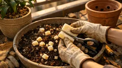 古い食器用スポンジを鉢に入れるとどうなる？観葉植物の保水効果と注意点