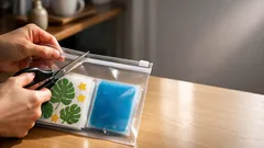 台紙なしウォールステッカーの保管はクリアファイルで解決する方法