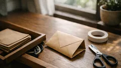 茶封筒にマチを作る折り方6ステップ、フリマ発送がラクになる裏ワザ