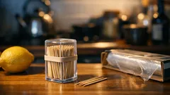 つまようじが散らばるストレスを解消する輪ゴム裏ワザと活用術5選