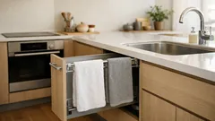 オーブン取っ手にタオルを掛けるのをやめたら、キッチンが一気にすっきりした話