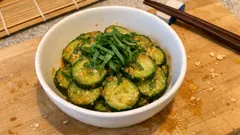 箸休めにちょうどいい、しそ味噌きゅうり—和えて冷やすだけの簡単副菜