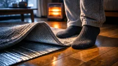 冬のフローリングが冷たい原因と対策をリフォームなしで解決する方法