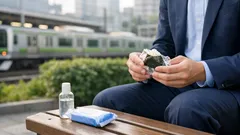 おしぼりがないときの救世主、コンビニおにぎりを素手で触れずに食べるフィルム術