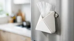 アイラップの置き場問題が解決する、箱を開けずにマグネットで貼る収納術